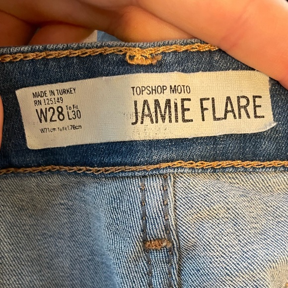 TOPSHOP Jamie Jeans, size 28 - Picture 3 of 4
